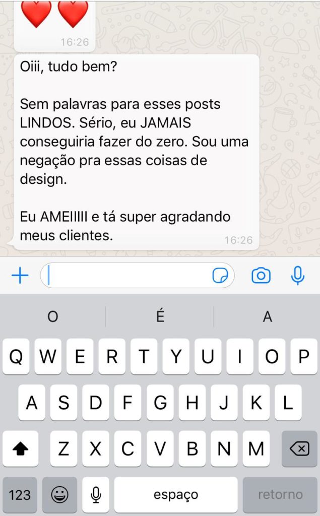 Depoimento de quem comprou