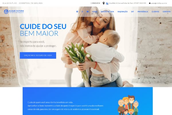 Site para Seguradora
